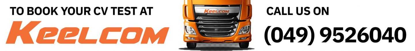 To Book Your Commercial Vehicle Test Call us on 049 9526040