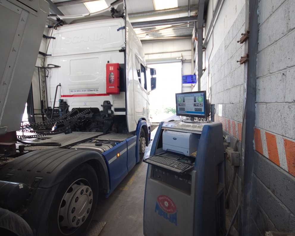 CVT Truck Leaving bay 1